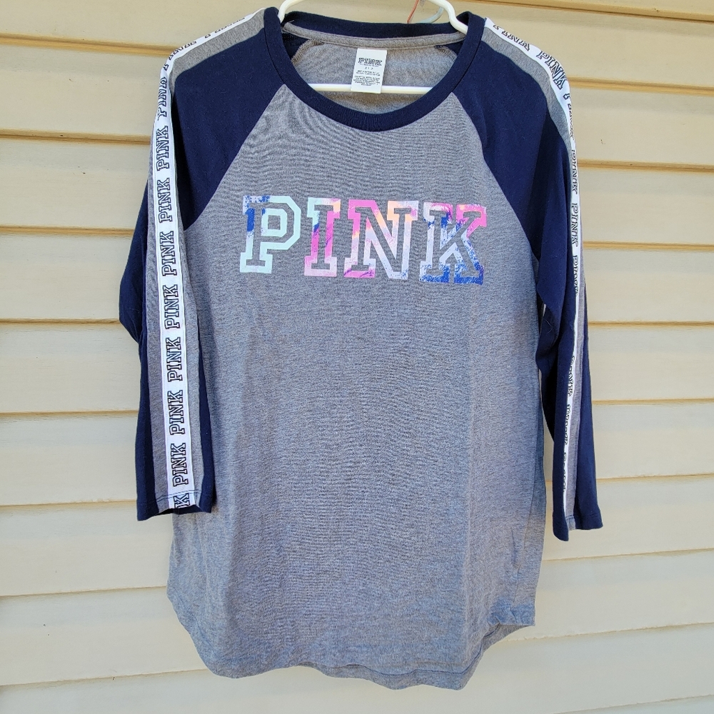 Victoria secret Pink baseball t  size small